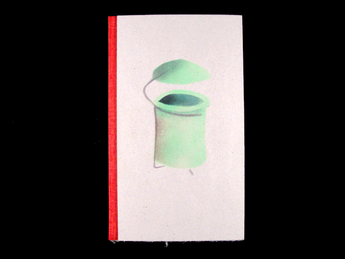 by Eva Fiserova & Barbara Tenenbaum, Triangle Press Artist's Book.  Rubber stamp and Pochoir. Stenciled books with cloth spine.  Edition of 15, 2003.